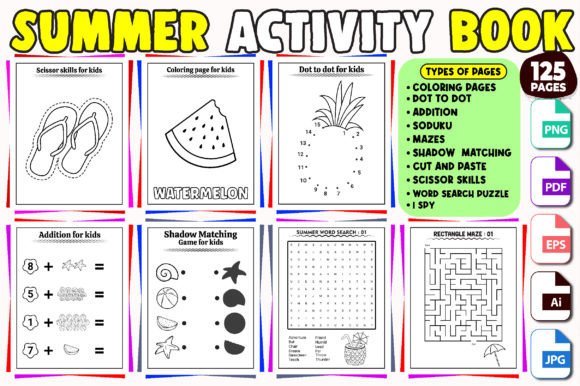 Download Summer Activity Book for Kids - Summer activity book for kids Collection