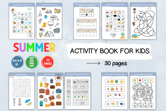 Download Summer Activity Book for Kids - Summer activity book for kids Collection