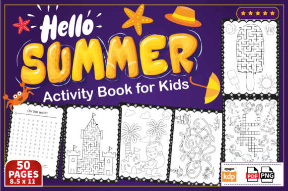 Download Hello Summer Activity Book for Kids - Summer activity book for kids Collection