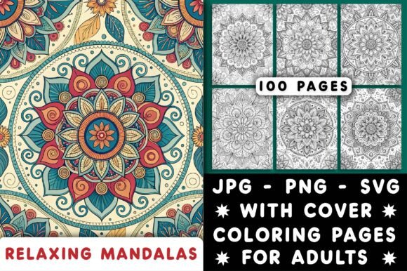 Download Relaxing Mandalas Adult Coloring Pages - Relaxing mandalas Collection